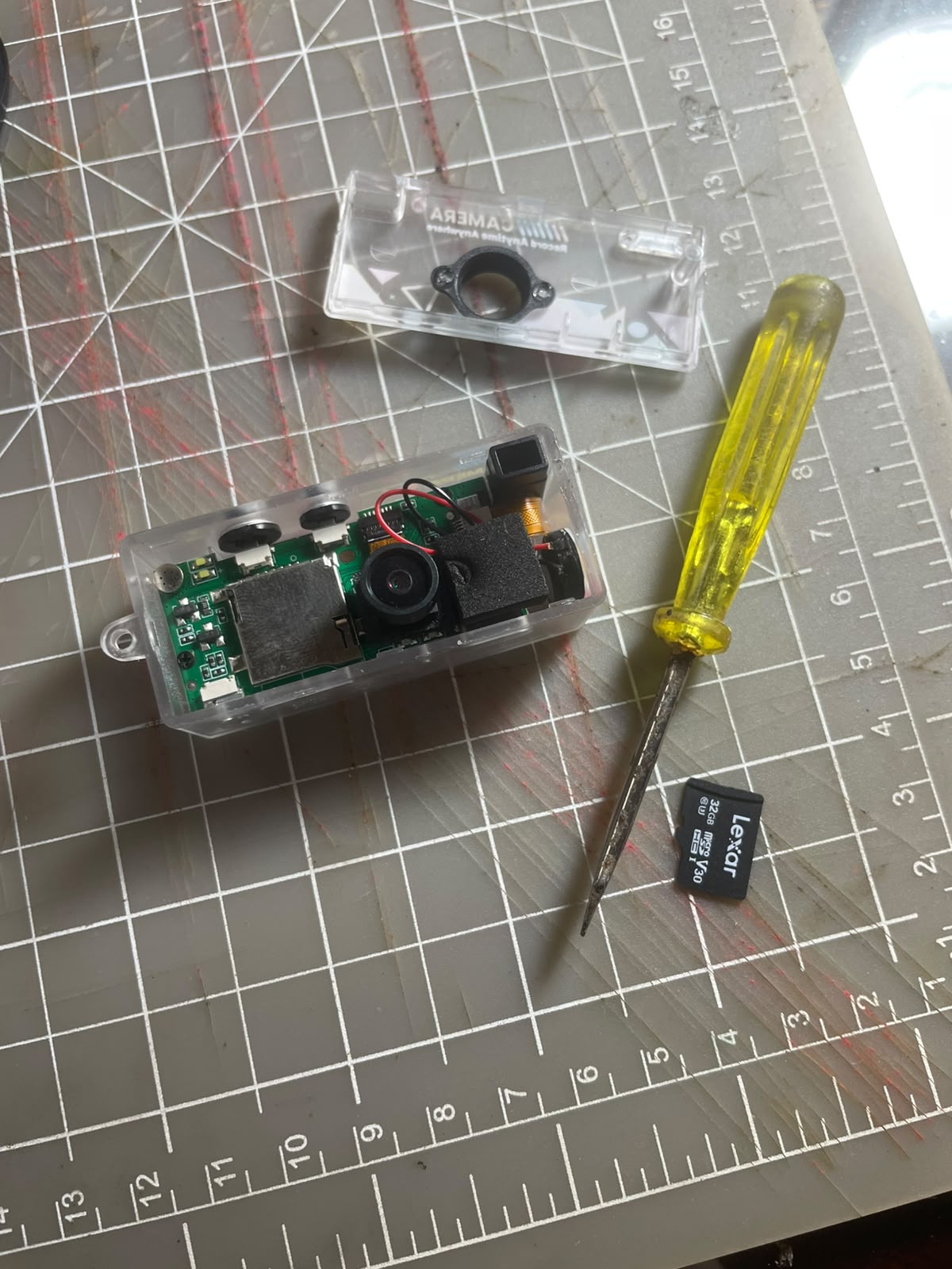 Prototype on breadboard