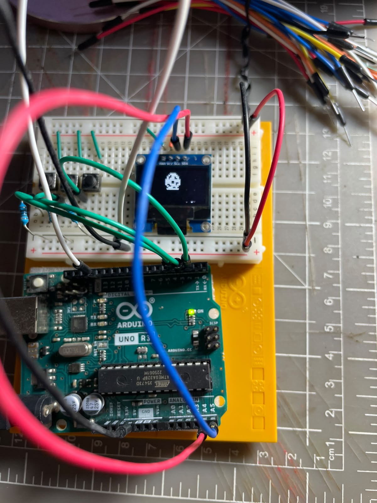 Prototype on breadboard